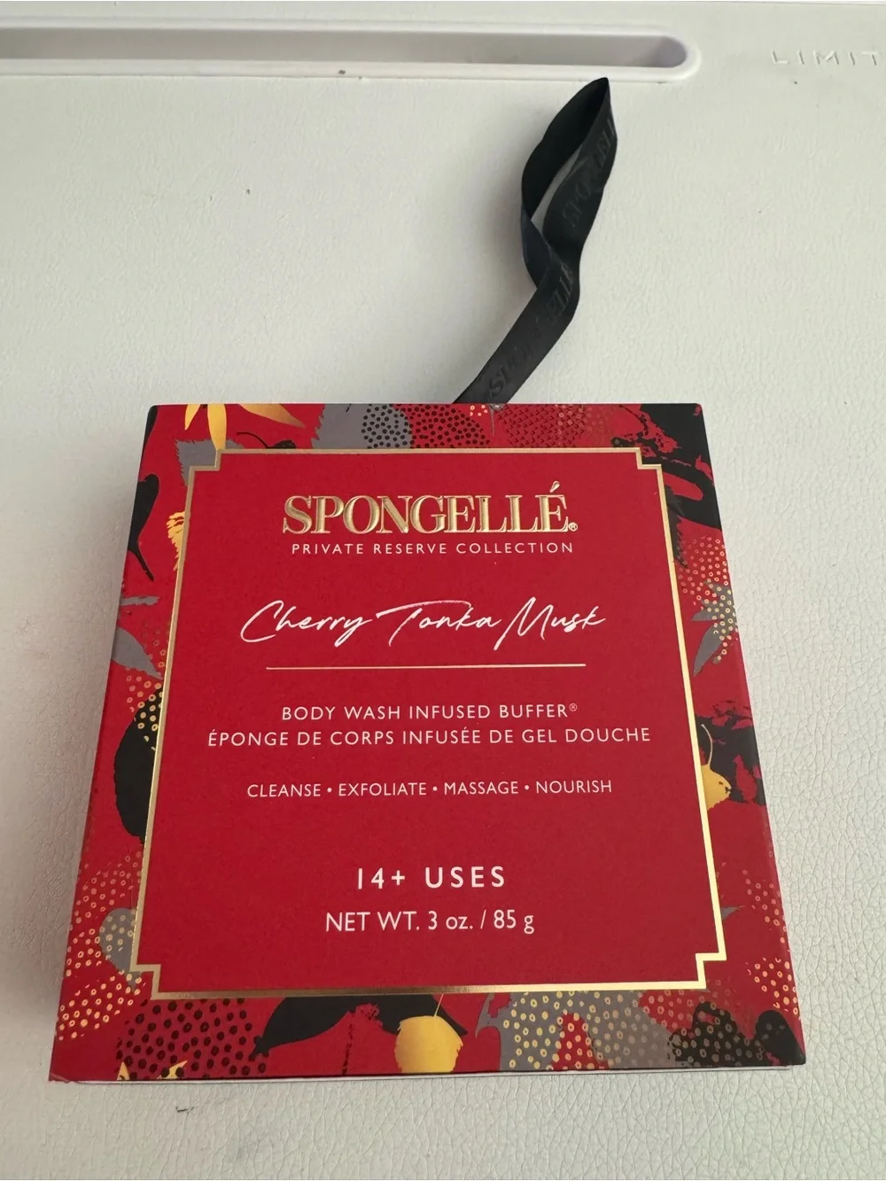 Spongellé Cherry Tonka Musk Body Wash Infused Buffer